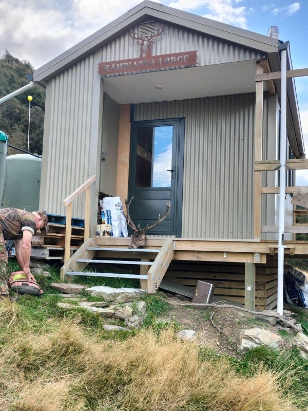Interior or exterior view of Kahikatea Lodge Hut